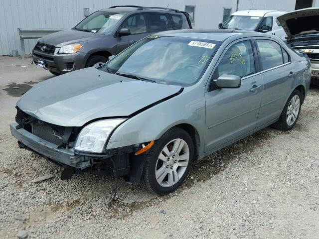 3FAHP08Z69R123127 - 2009 FORD FUSION SEL GREEN photo 2