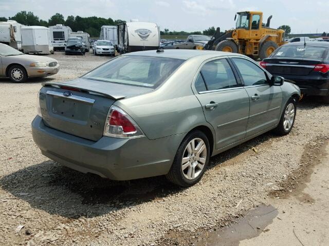 3FAHP08Z69R123127 - 2009 FORD FUSION SEL GREEN photo 4