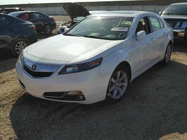 19UUA8F23CA012231 - 2012 ACURA TL WHITE photo 2