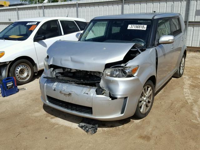 JTLKE50E091077269 - 2009 TOYOTA SCION XB ვერცხლისფერი ფოტო 2
