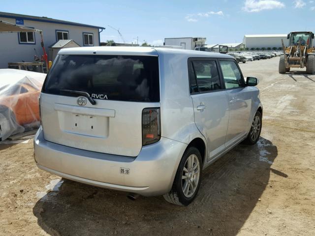 JTLKE50E091077269 - 2009 TOYOTA SCION XB ვერცხლისფერი ფოტო 4