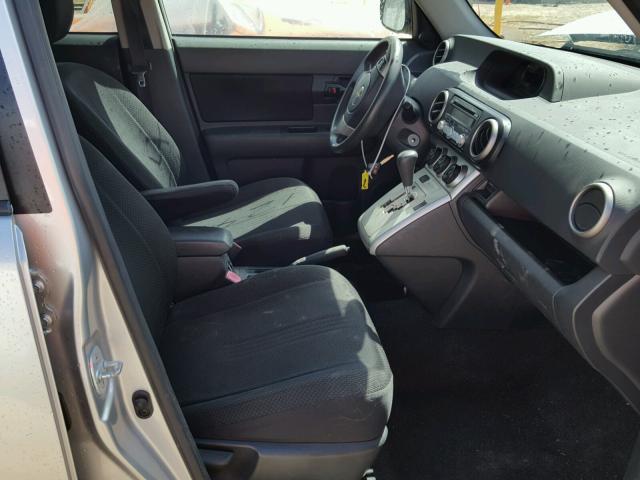 JTLKE50E091077269 - 2009 TOYOTA SCION XB ვერცხლისფერი ფოტო 5