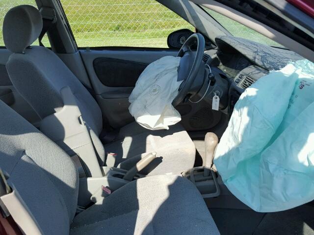 1Y1SK5288YZ414682 - 2000 CHEVROLET PRIZM/LSI RED photo 5