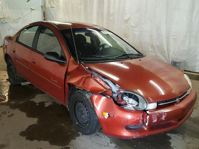 1P3ES46C51D282820 - 2001 PLYMOUTH NEON BASE 橙色 照片 1