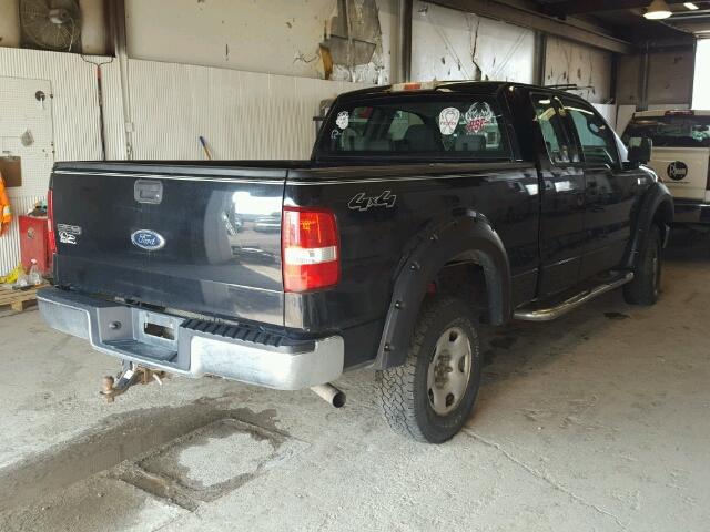 1FTRX14W24FA23404 - 2004 FORD F150 BLACK photo 4