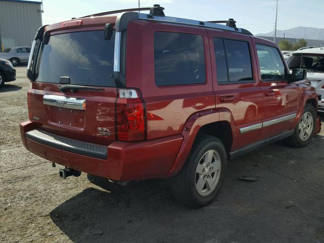1J8HH58246C253580 - 2006 JEEP COMMANDER 红色 照片 4