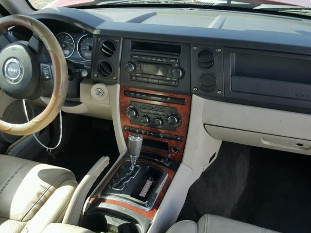 1J8HH58246C253580 - 2006 JEEP COMMANDER 红色 照片 9