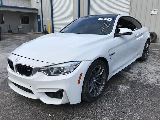 WBS3R9C57FK334191 - 2015 BMW M4 WHITE photo 2