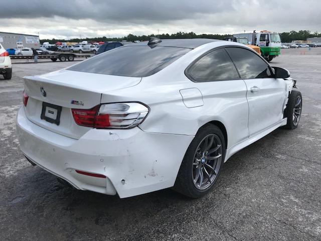WBS3R9C57FK334191 - 2015 BMW M4 WHITE photo 4