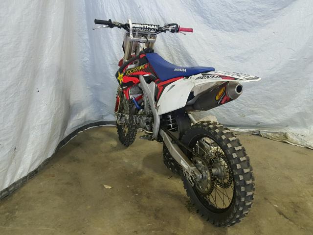 JH2PE0531CK101454 - 2012 HONDA CRF450 R RED photo 3