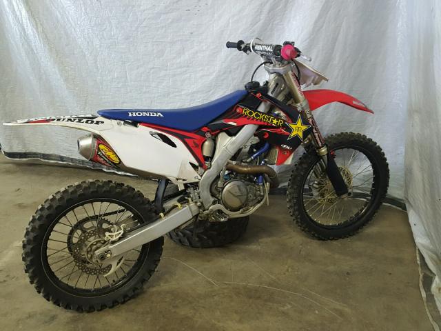 JH2PE0531CK101454 - 2012 HONDA CRF450 R RED photo 9