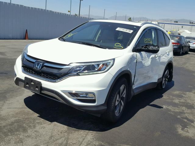 5J6RM4H93GL070830 - 2016 HONDA CR-V TOURI WHITE photo 2