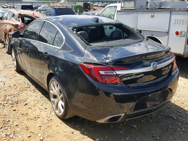 2G4GU5GX9G9122547 - 2016 BUICK REGAL GS BLACK photo 3