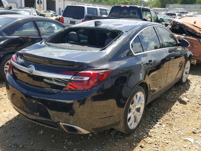 2G4GU5GX9G9122547 - 2016 BUICK REGAL GS BLACK photo 4