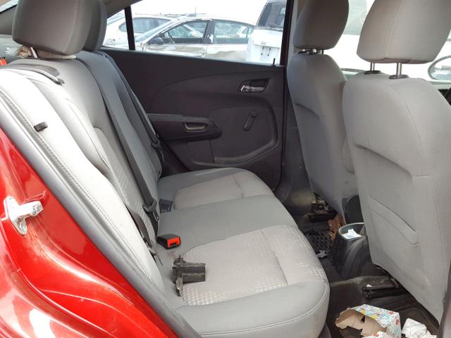 1G1JA5SH2D4191445 - 2013 CHEVROLET SONIC LS 红色 照片 6