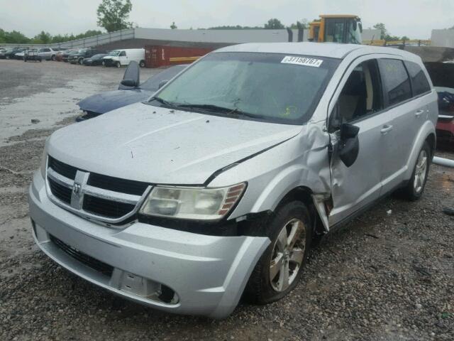 3D4GG57V29T204777 - 2009 DODGE JOURNEY SX SILVER photo 2