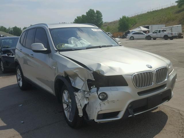 5UXWX7C53BL734055 - 2011 BMW X3 XDRIVE3 TAN photo 1