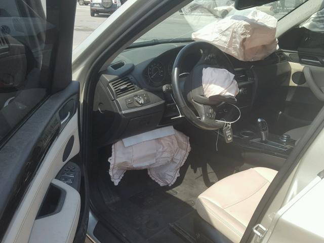 5UXWX7C53BL734055 - 2011 BMW X3 XDRIVE3 TAN photo 9