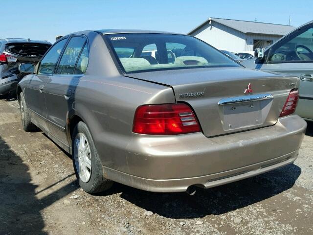 4A3AA46G51E218837 - 2001 MITSUBISHI GALANT ES GOLD photo 3