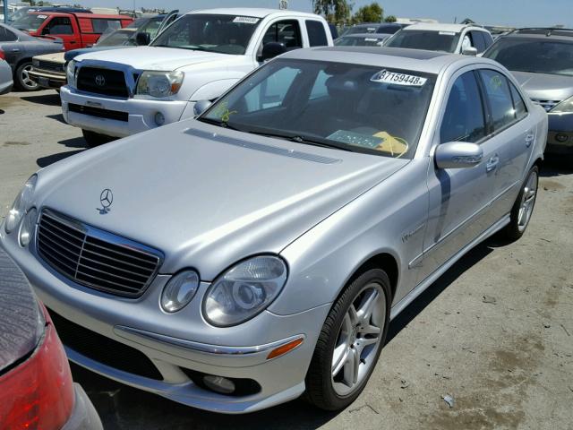 WDBUF76J56A834873 - 2006 MERCEDES-BENZ E 55 AMG SILVER photo 2