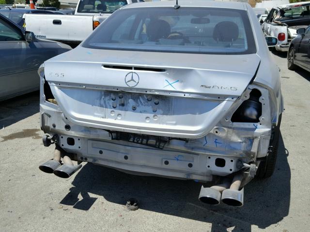 WDBUF76J56A834873 - 2006 MERCEDES-BENZ E 55 AMG SILVER photo 9