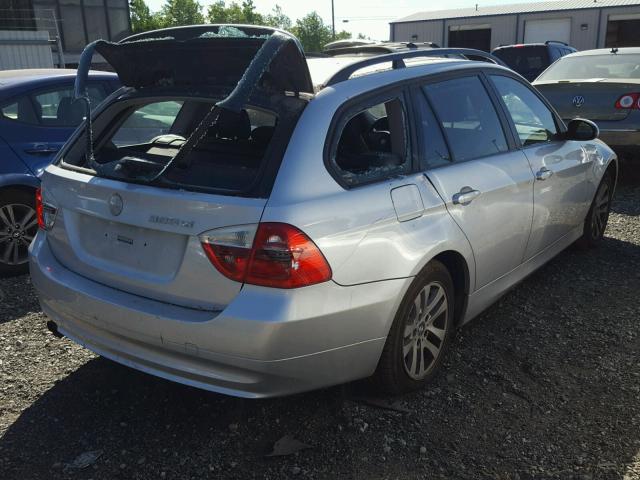 WBAVT13586KW23645 - 2006 BMW 325 XIT SILVER photo 4