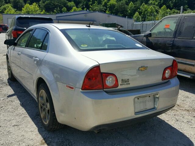1G1ZB5EB0AF252234 - 2010 CHEVROLET MALIBU LS Gümüş foto 3