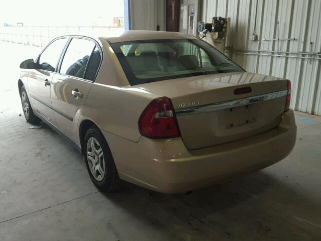 1G1ZS52F85F167672 - 2005 CHEVROLET MALIBU GOLD photo 3