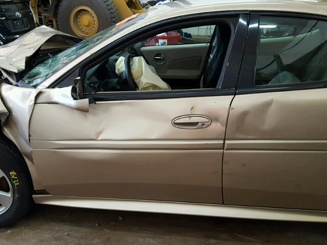 2G2WP522451336235 - 2005 PONTIAC GRAND PRIX BEIGE photo 9