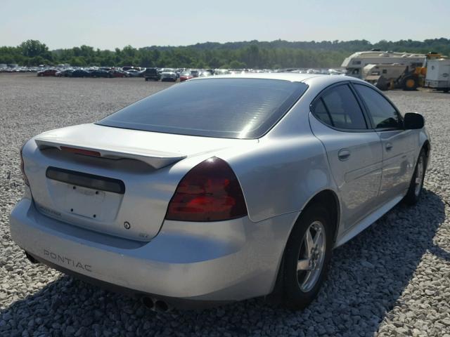 2G2WS522741375785 - 2004 PONTIAC GRAND PRIX SILVER photo 4