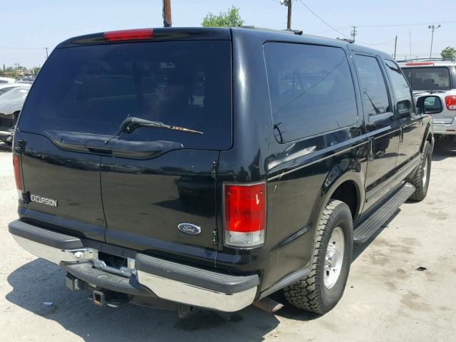 1FMNU40S3YED29000 - 2000 FORD EXCURSION BLACK photo 4