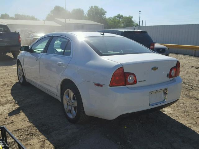 1G1ZG57N794184434 - 2009 CHEVROLET MALIBU LS WHITE photo 3