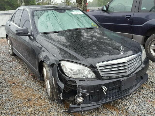 WDDGF5EB7AR091727 - 2010 MERCEDES-BENZ C 300 BLACK photo 1