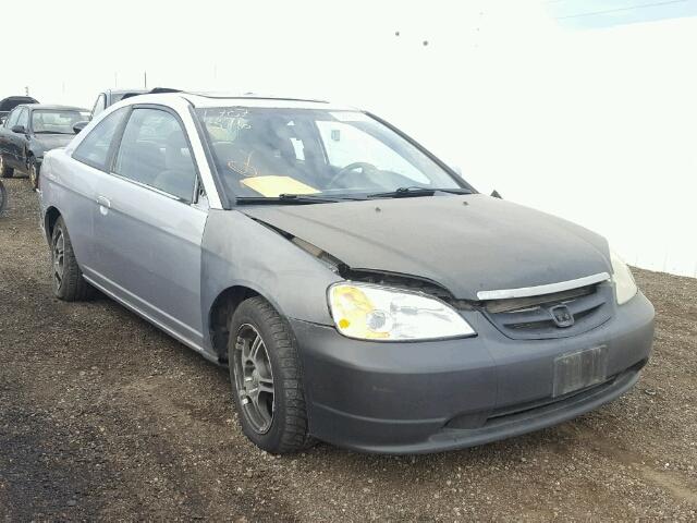 1HGEM22042L059588 - 2002 HONDA CIVIC EX SILVER photo 1