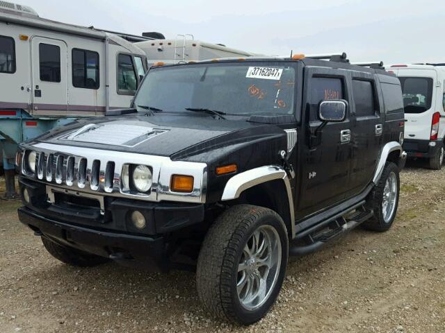 5GRGN23UX3H106034 - 2003 HUMMER H2 BLACK photo 2