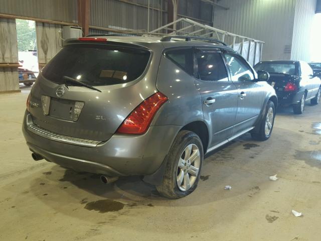 JN8AZ08T87W521133 - 2007 NISSAN MURANO SE/ SILVER photo 4