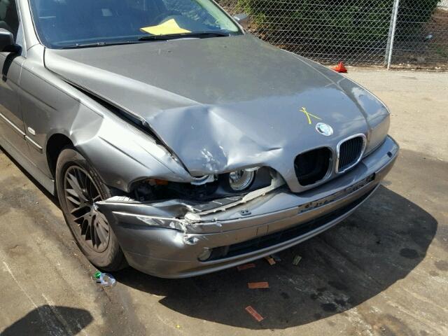 WBADT63432CH92155 - 2002 BMW 530 I AUTO GRAY photo 9