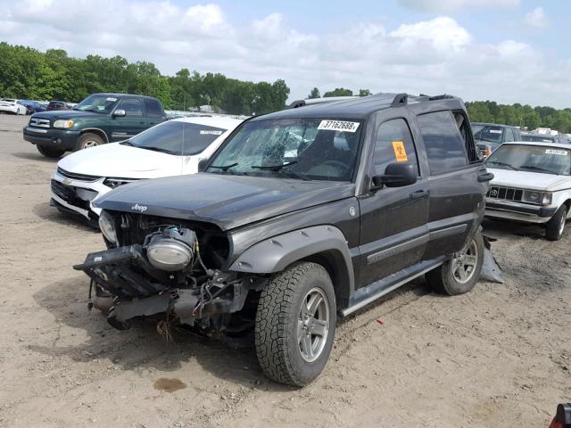 1J4GL38K95W722868 - 2005 JEEP LIBERTY RE GREEN photo 2