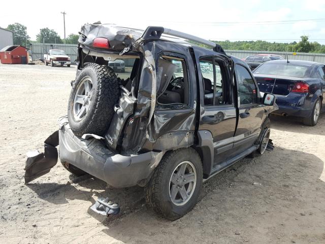 1J4GL38K95W722868 - 2005 JEEP LIBERTY RE GREEN photo 4