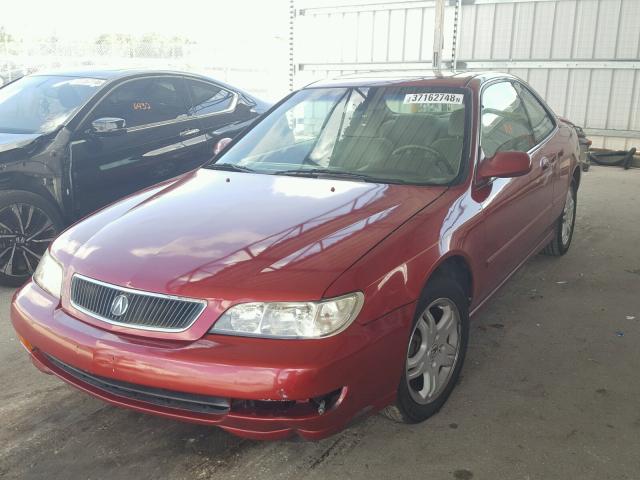 19UYA3247WL010695 - 1998 ACURA 2.3CL RED photo 2