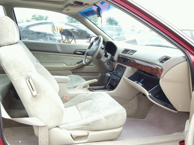 19UYA3247WL010695 - 1998 ACURA 2.3CL RED photo 5
