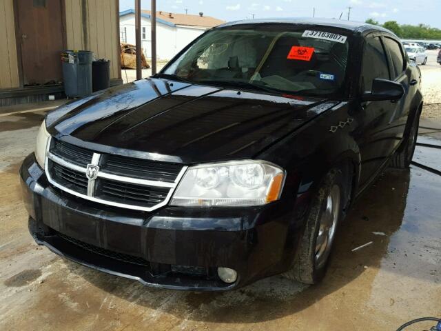 1B3LC56R48N581770 - 2008 DODGE AVENGER SX BLACK photo 2