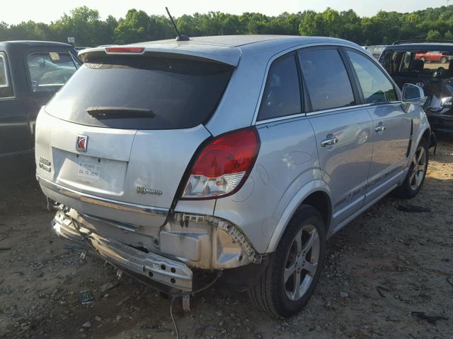 3GSCL93ZX9S594061 - 2009 SATURN VUE HYBRID SILVER photo 4