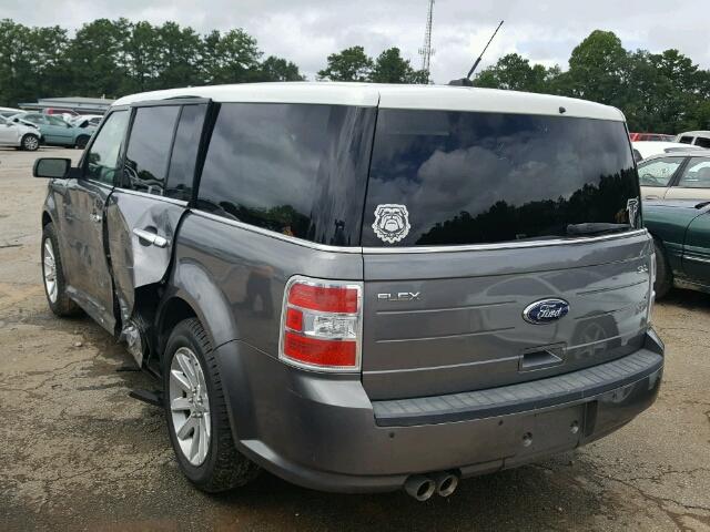 2FMDK52C59BA23362 - 2009 FORD FLEX SEL GRAY photo 3