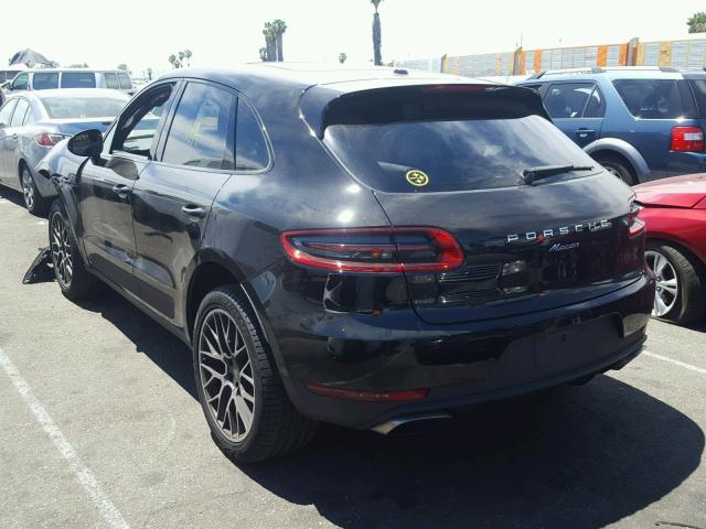 WP1AA2A52HLB82378 - 2017 PORSCHE MACAN BLACK photo 3