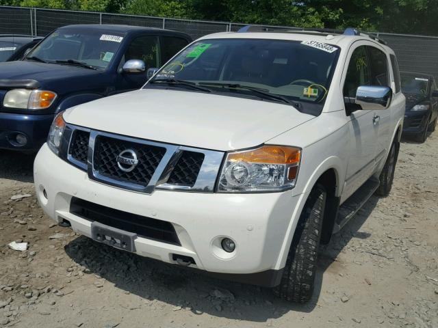 5N1AA0NE3BN611759 - 2011 NISSAN ARMADA PLA WHITE photo 2