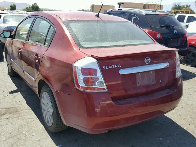 3N1AB6AP7BL679416 - 2011 NISSAN SENTRA 2.0 RED photo 3