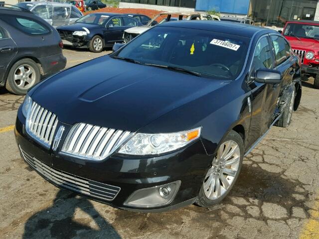 1LNHL9ER2CG805981 - 2012 LINCOLN MKS BLACK photo 2