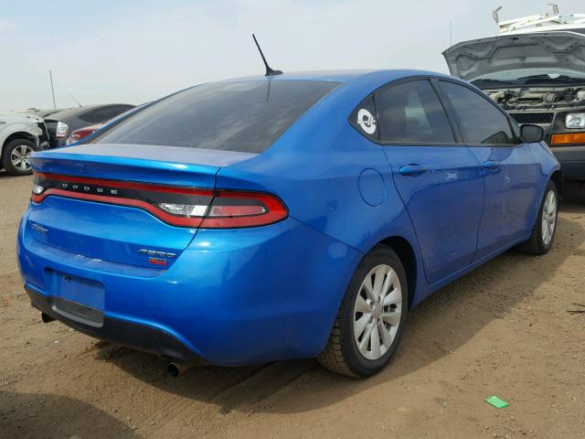 1C3CDFDH8GD541390 - 2016 DODGE DART SE AE BLUE photo 4