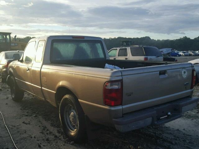 1FTYR14V43PB37555 - 2003 FORD RANGER TAN photo 3